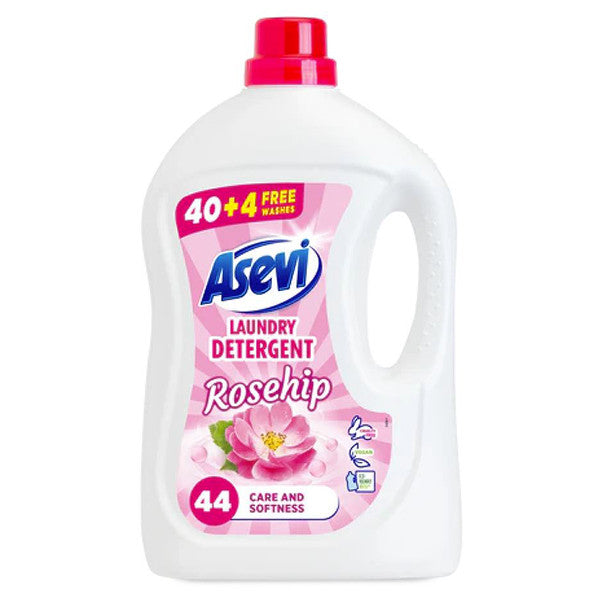 Asevi Flüssiges Waschmittel Rosehip 2376 ml (44 Waschgänge)