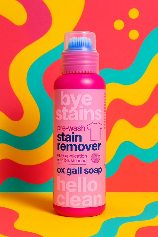 TikTok Hej Fläckar Förtvätt Fläckborttagare – Oxgalltvål (med borste)