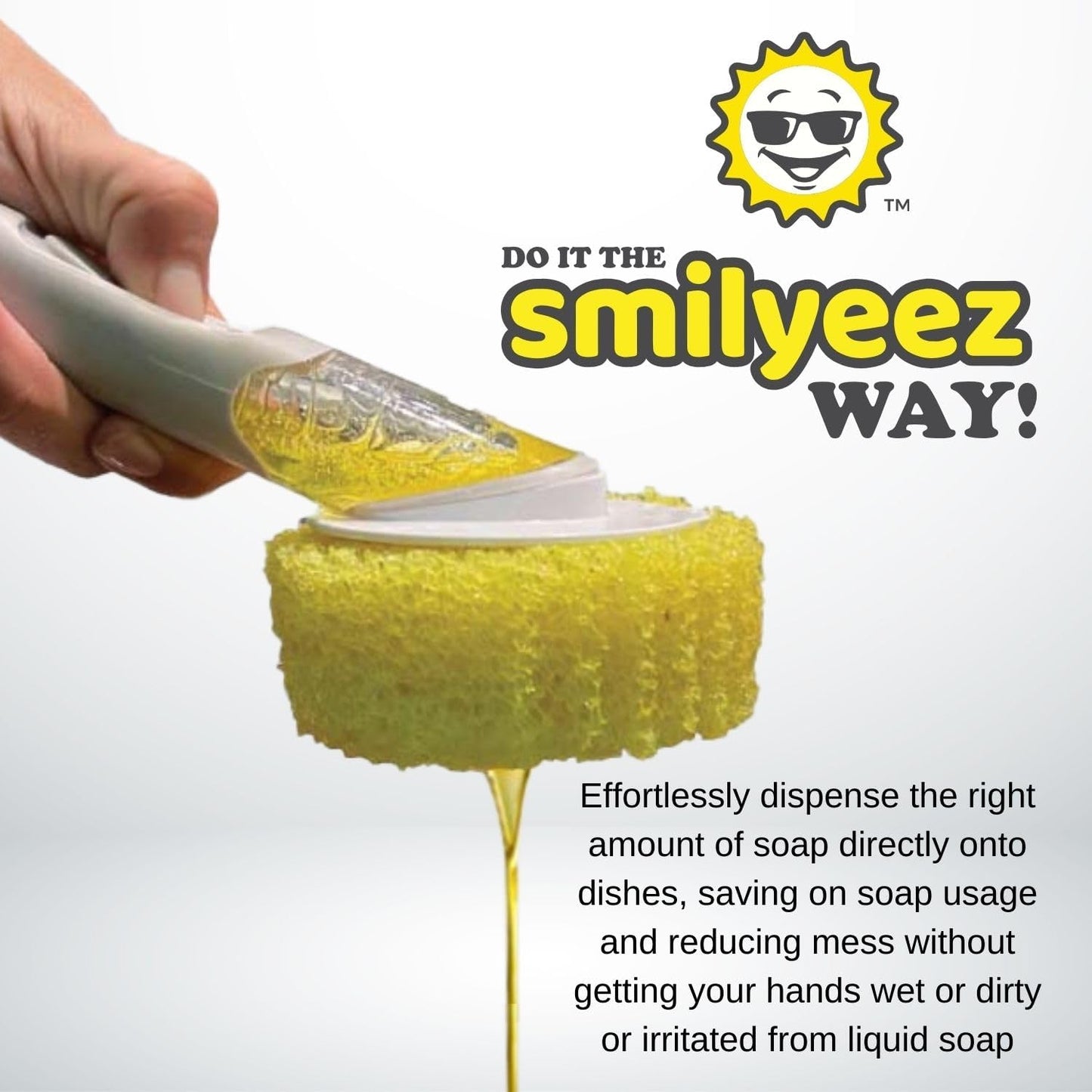 Smilyeez Daddy soap dispenser handle for Scrub Daddy