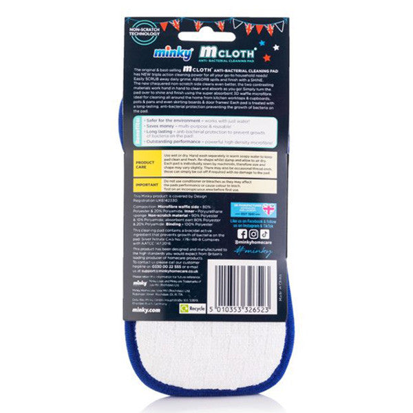 Minky Cleaning Pad Triple Action Anti-Bacterial Celebration