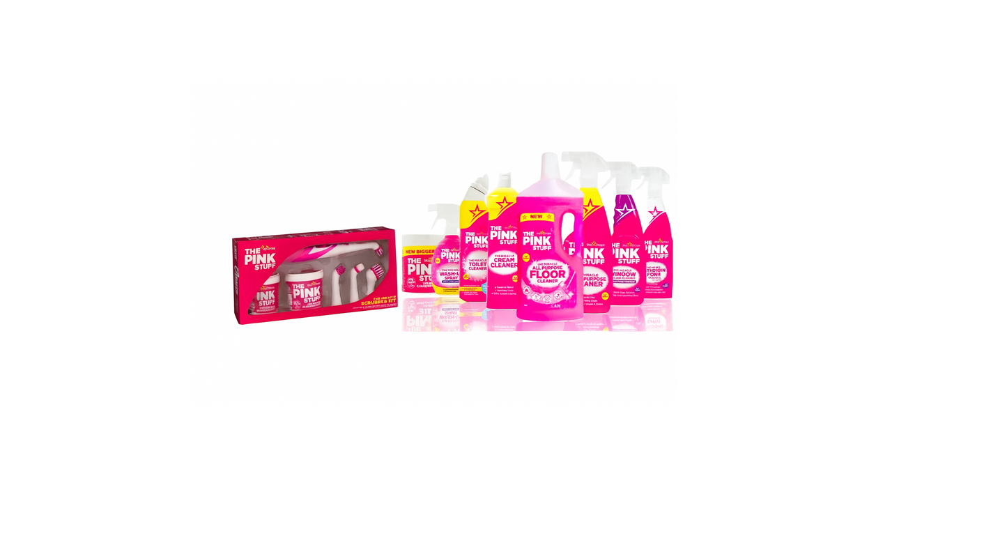 Pink Stuff čudežni čistilni komplet + Pink Stuff vse v enem komplet