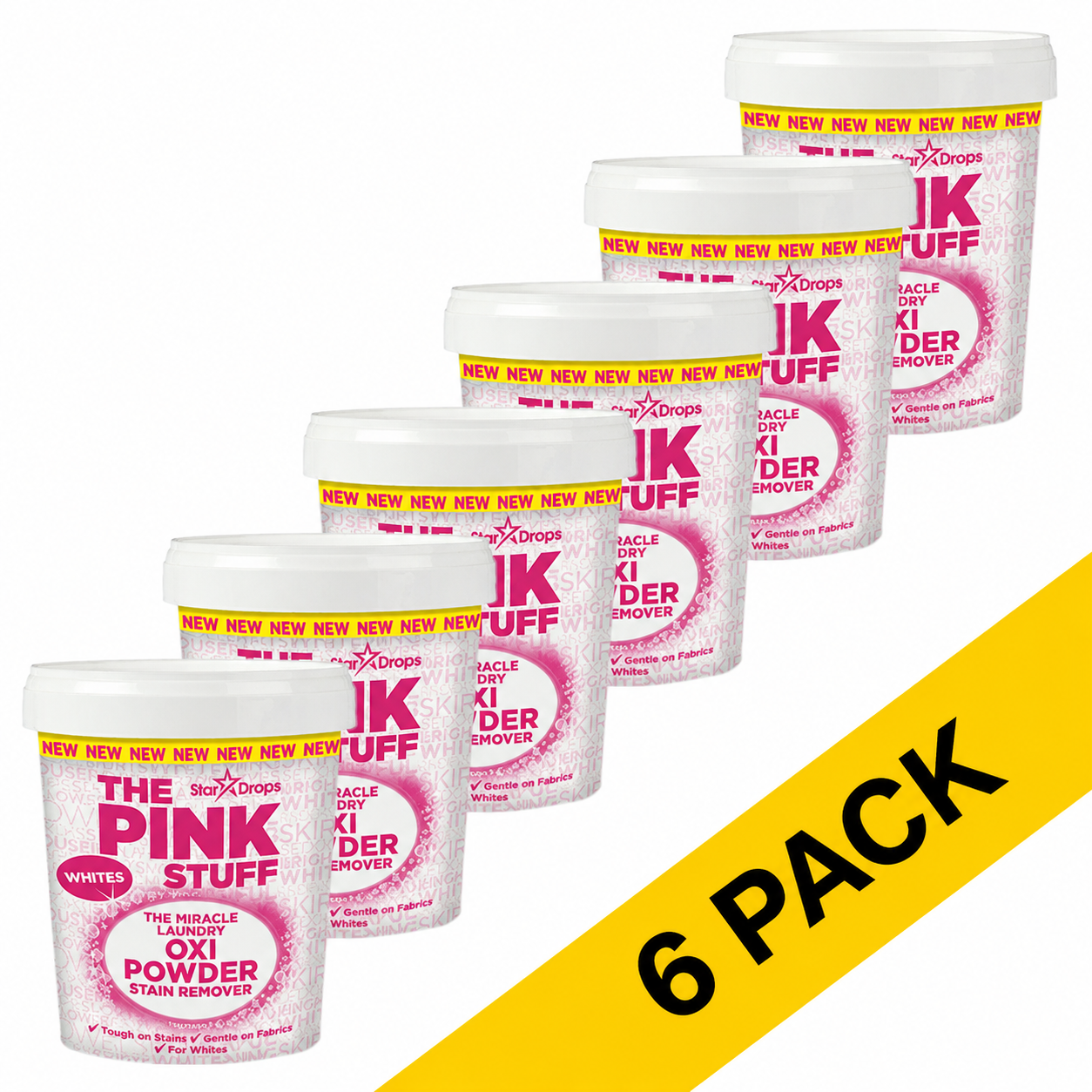 The Pink Stuff Fleckenentferner Color 1kg - 6er Pack