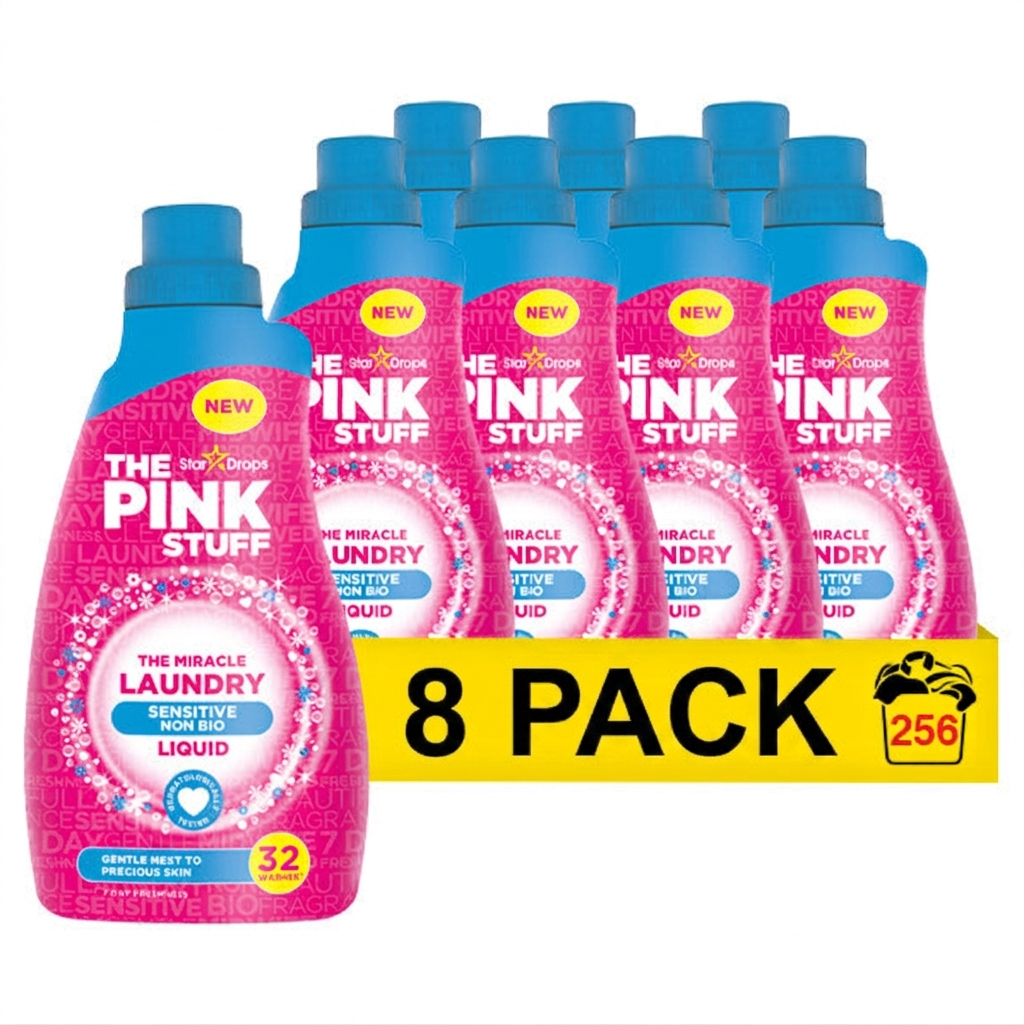 Pink Stuff Течен перилен препарат 960 мл - 8 пакета