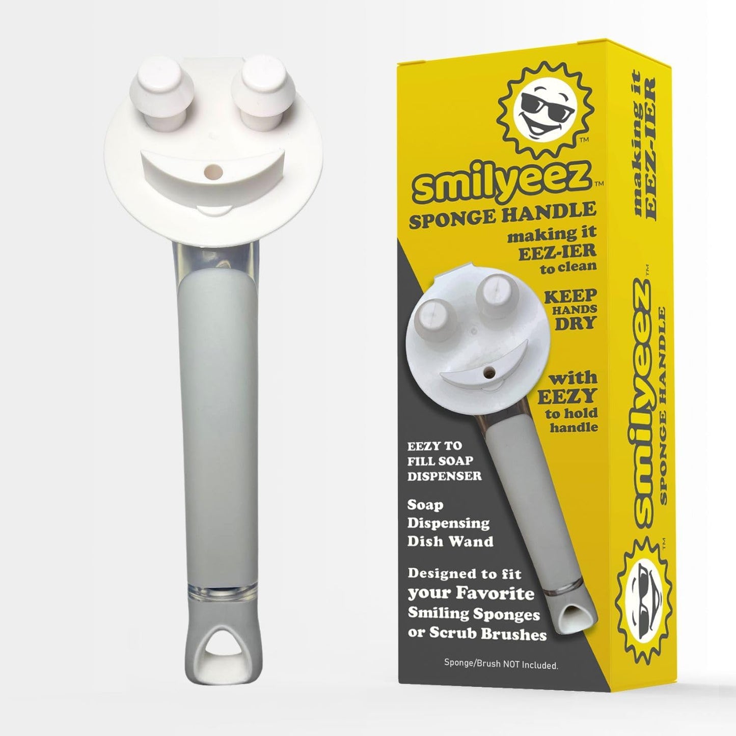 Smilyeez Daddy soap dispenser handle for Scrub Daddy