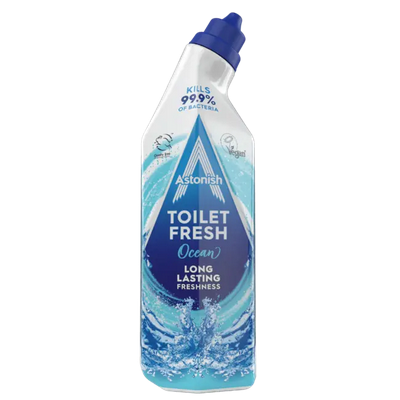 Astonish Ocean Toilettengel 750ml Frischer Toilettenreiniger Gegen Kalkablagerungen