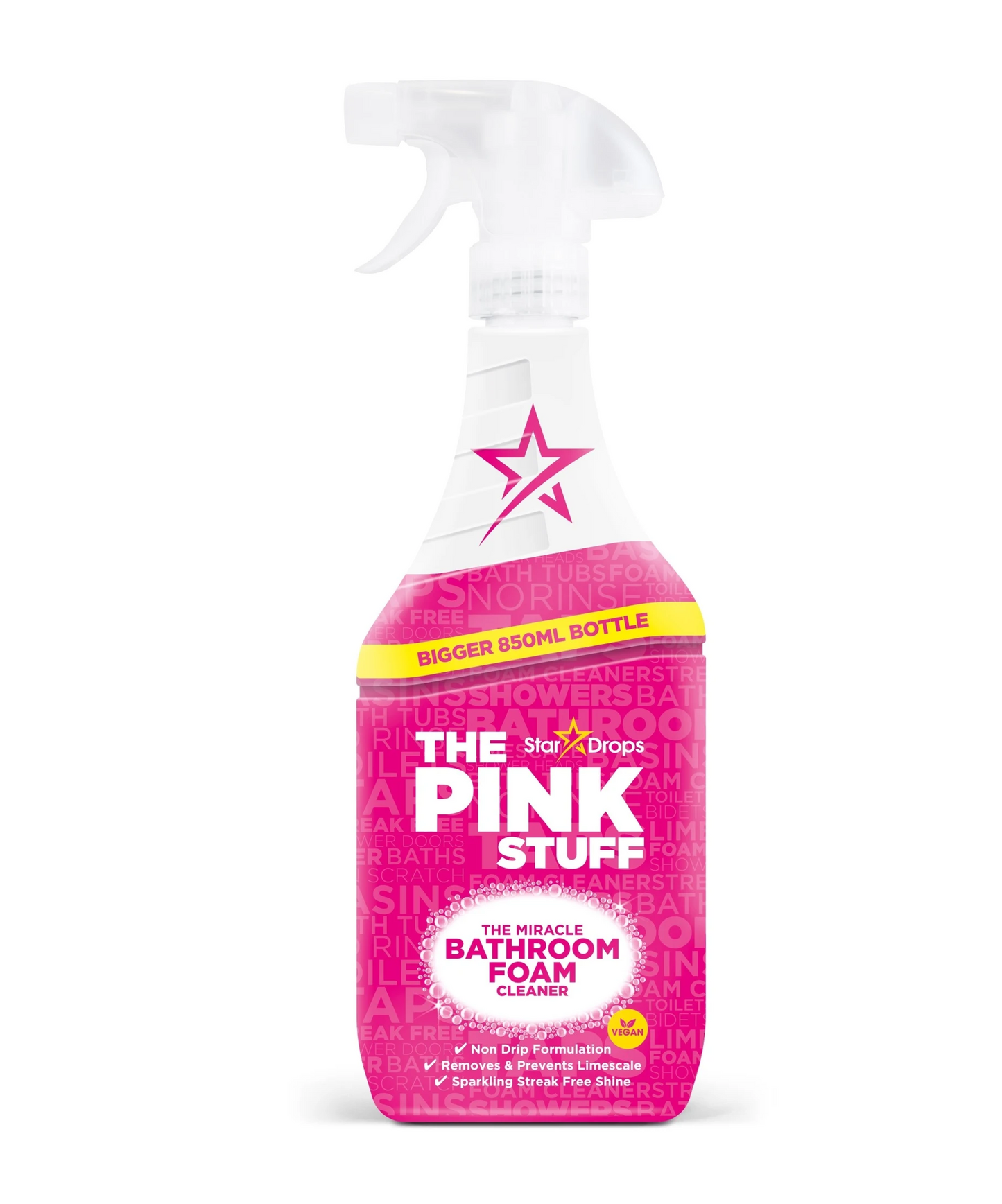 Stardrops Pink Stuff - Pena do kúpeľne - Čistiaci prostriedok do kúpeľne 850ml
