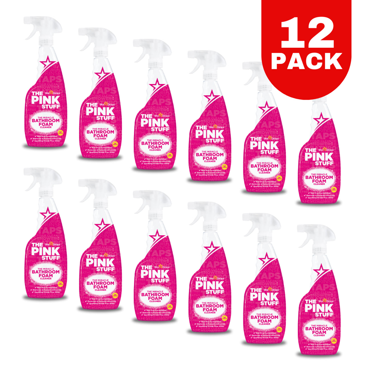 Pink Stuff Pianka do łazienki 750ml - 12 pak