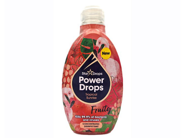 Pink Stuff Power Drops Koncentrirani Dezinficijens Voćni Tropski Izlazak Sunca 250ml