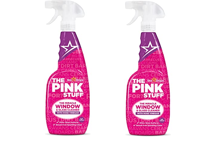 Stardrops The Pink Stuff Detergent de Sticlă - 2-pachet - 2 x 750ml