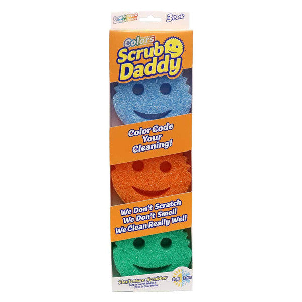 Scrub Daddy Kolory | sponsorowane trzy kolory (3 sztuki)