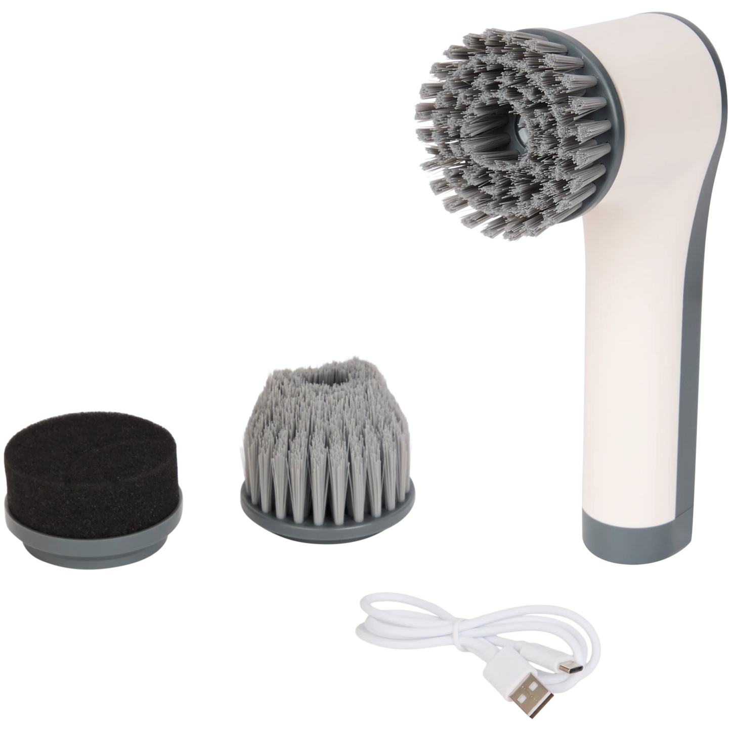 CleanRite Elektrische Reinigungsbürste 3-in-1 – Wiederaufladbar – 300 RPM