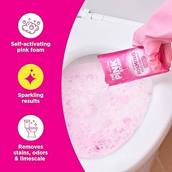 The Pink Stuff | Zázračný penivý prášok na toaletu | Čistiaci prášok na toaletu | 1 x 100 gramov