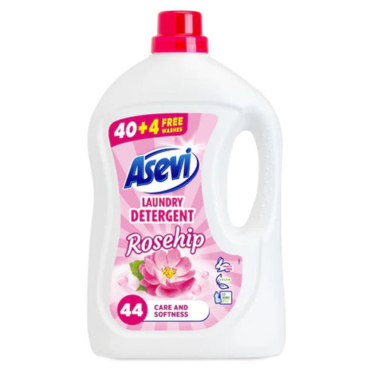 Asevi Flüssiges Waschmittel Rosehip 2376 ml (44 Waschgänge)