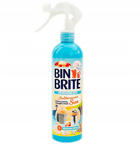 Bin Brite Atkritumu tvertnes atsvaidzinātājs aerosols – Vidusjūras saule | 500ml