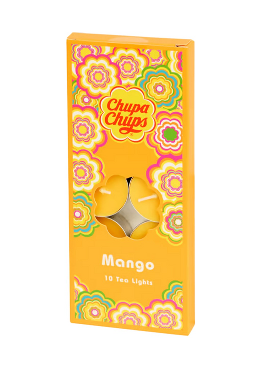 Chupa Chups värmeljus med doft 10 st - Mango