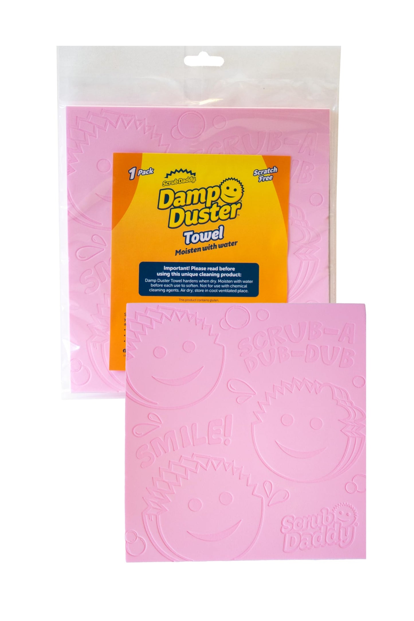Scrub Daddy Damp Duster Tuch - Rosa