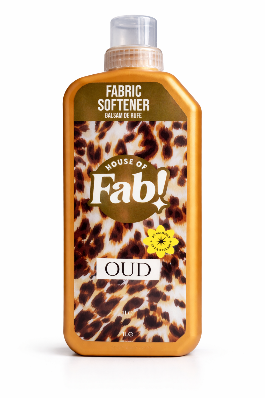 Fabulosa OUD Öblítő – Öblítőszer 1L – 33 Mosás – Ruhakezelő