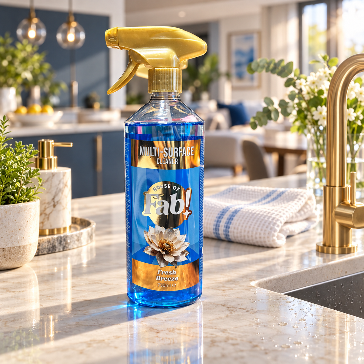 Fabulosa Multi-Surface Cleaner Fresh Breeze 750ml – Allesreiniger Spray
