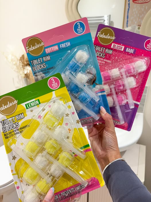 Fabulosa Toilettensteine ​​– 3 Stück – Cotton Fresh – Frischer Duft &amp; Schutz vor Kalk