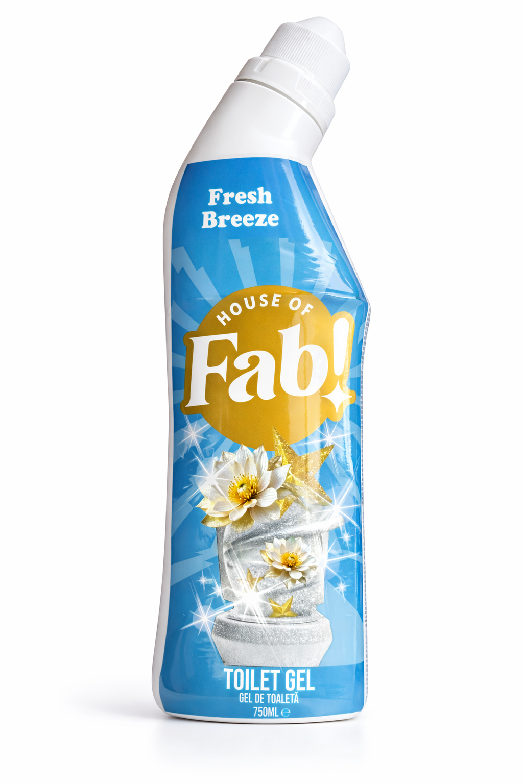 Fabulosa Toilet Gel Fresh Breeze 750ml – WC Reiniger Toilet Cleaner – Krachtige Toilet Gel tegen Kalk, Aanslag en Vuil – Frisse Geur - ViralCleaning