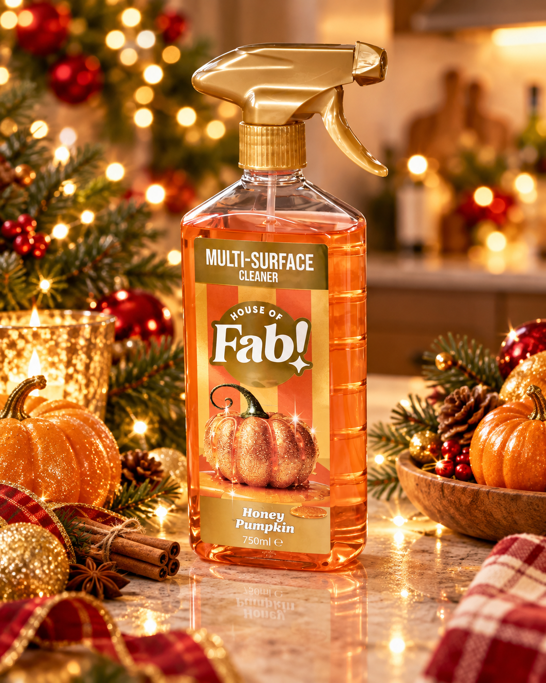 Fabulosa Honey Pumpkin Allzweckreiniger-Spray – 750 ml