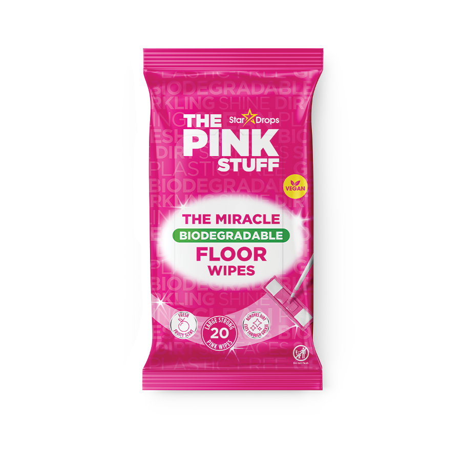 Pink Stuff biorazgradljive antibakterijske talne robčke - omejena izdaja