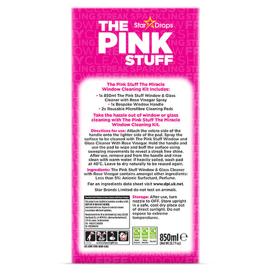 The Pink Stuff Das Wunder-Fensterreinigungsset