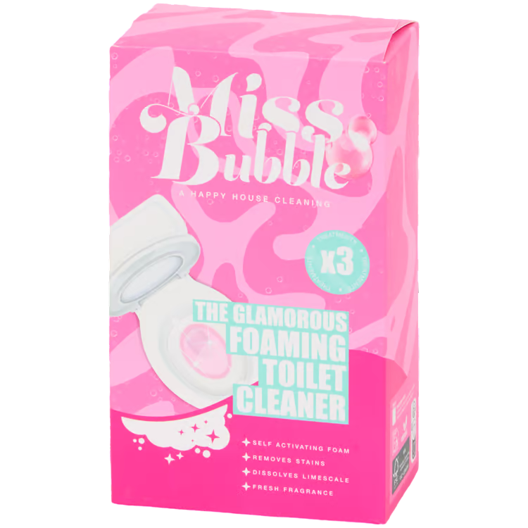 Miss Bubble – Der glamouröse schäumende Toilettenreiniger