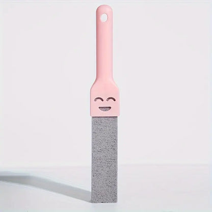 Rosa Toalettborste Pimpsten med Smiley