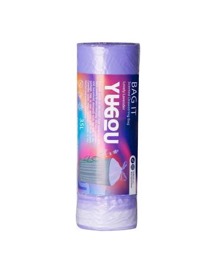 Yugou Sacos de lixo com aroma Lovely Lavendel - 35 litros