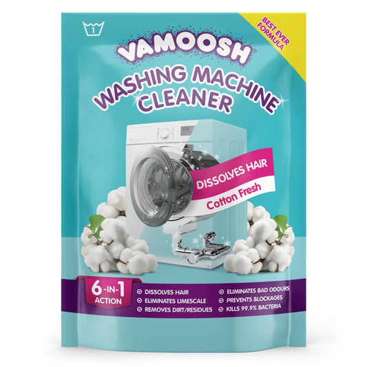 Vamoosh 6-in-1 veļas mašīnas tīrītājs ar matu šķīdinātāju