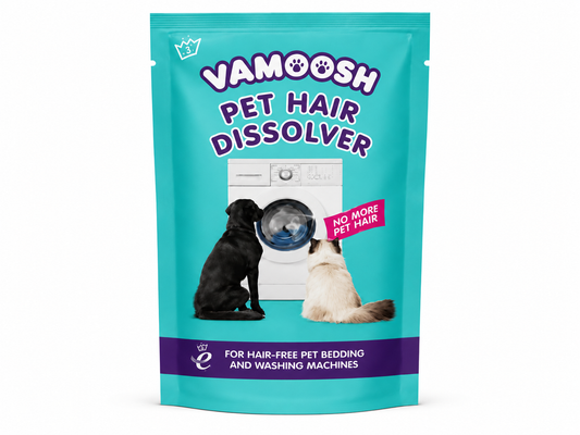 Vamoosh Pet Hair Dissolver – Dierenhaar Oplosser voor Wasmachine – Verwijdert Hondenhaar & Kattenhaar uit Dierenkussens, Dekens en Handdoeken