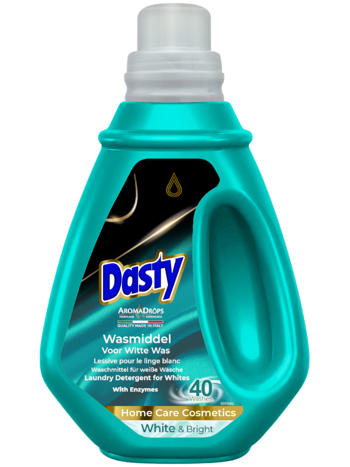 Dasty White & Bright -nestepyykinpesuaine – valkopyykki – 1,5 litraa – 40 pesukertaa