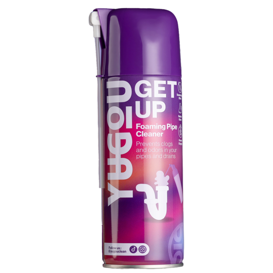 YUGOU Get Up Schaumbasierter Rohrreiniger 450 ml – Schnelle Rohrreinigung & Tiefenreinigender Schaum für Abflüsse