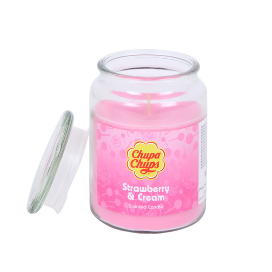 Chupa Chups Geurkaars 85g - Jordgubb & grädde