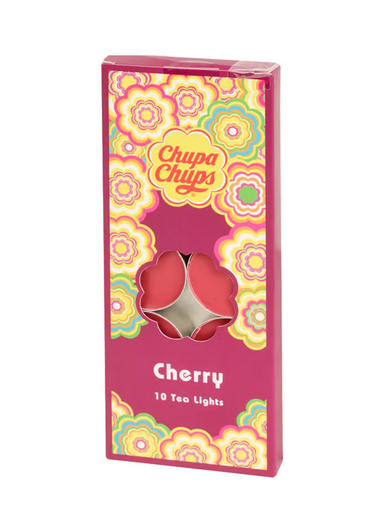 Chupa Chups värmeljus med doft 10 st - Körsbär