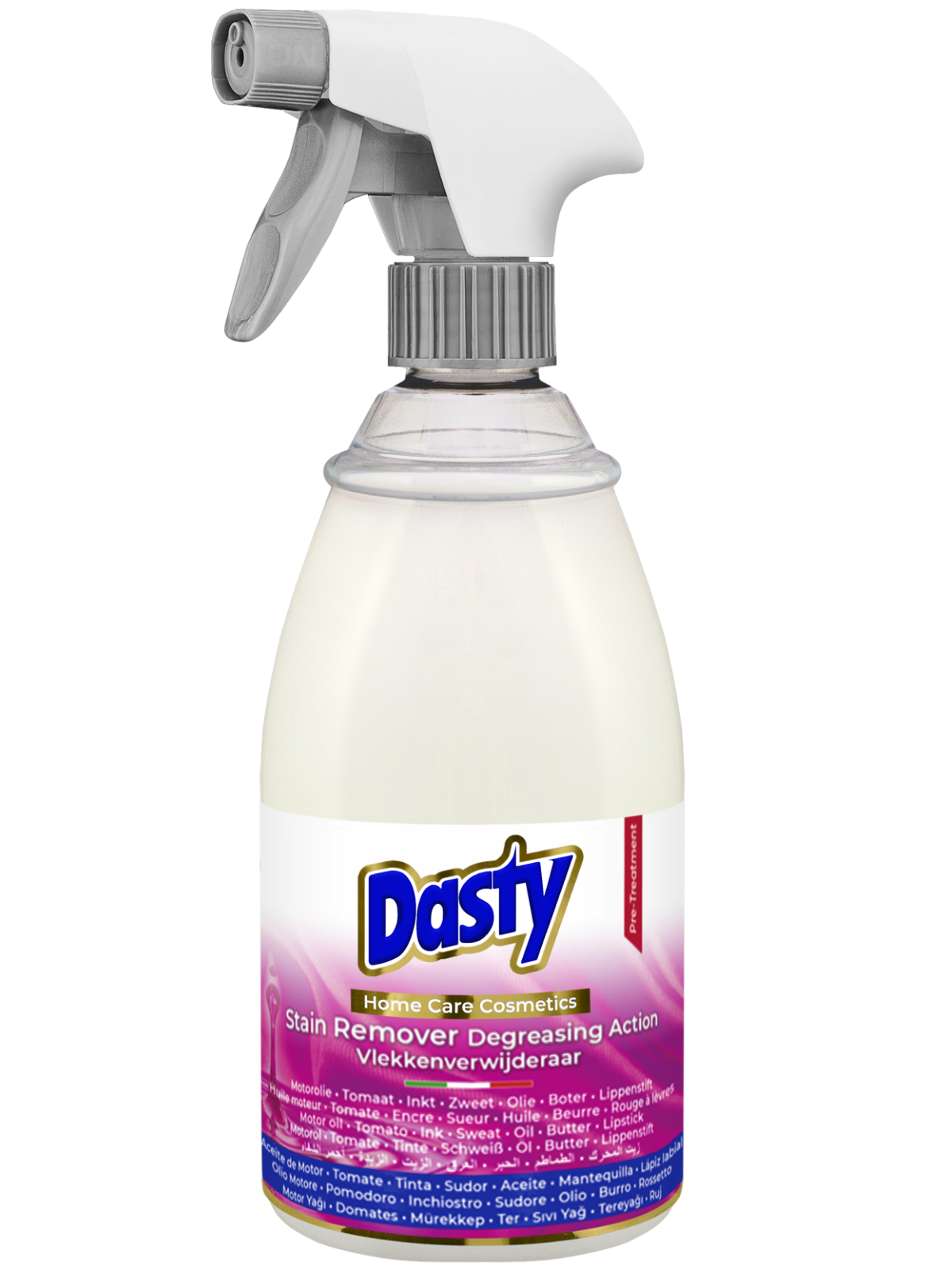 Dasty Vlekkenverwijderaar Ontvettend 600 ml – Tegen Vet, Olie, Make-up en Inkt