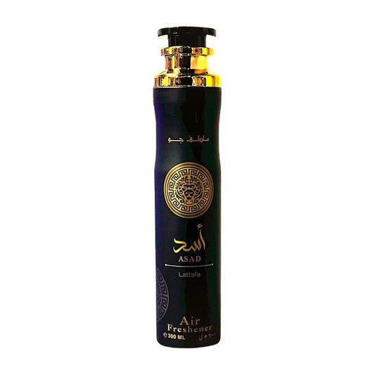 Lattafa ASAD Spray Parfum d'Ambiance 300ml – Chaleur, Puissance & Caractère