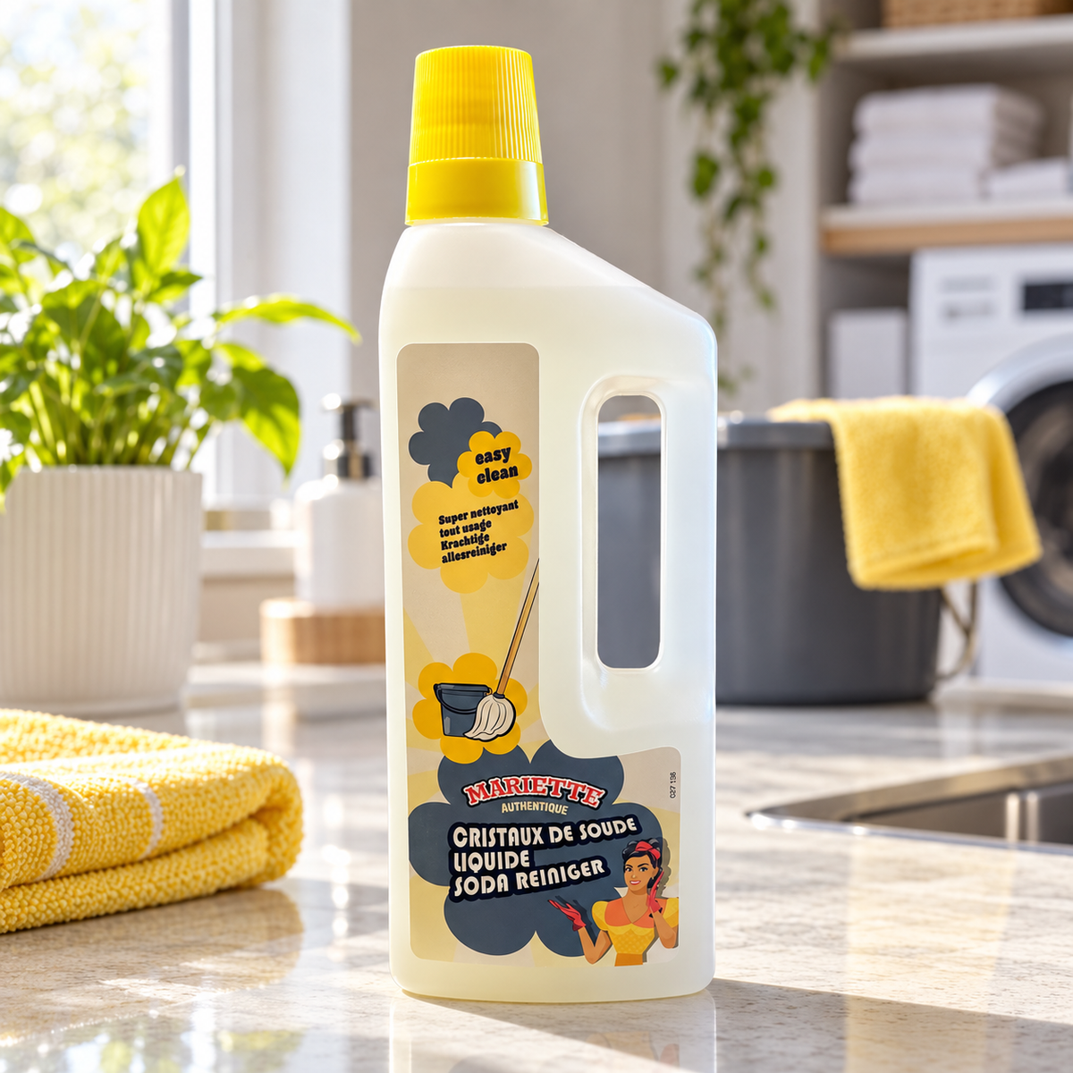 Mariette Nettoyant Soda Authentique 750ml – Cristaux de soude liquides