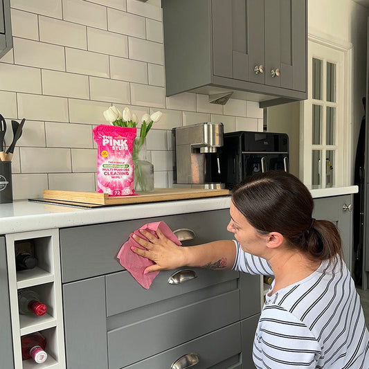 The Pink Stuff antibakterielle Reinigungstücher biologisch abbaubar 72 Stück - Limited Edition