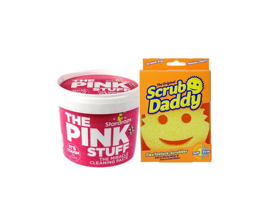 Stardrops The Pink Stuff The Wonder Cleaning Product - 500g - All-purpose Cleaner - including 1 Scrub Daddy scouring sponge