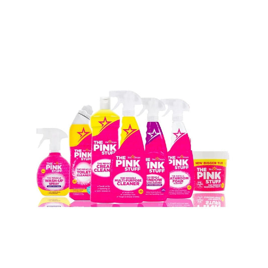 Das Pink Stuff Komplett-Reinigungsset - Kraftvolle Reinigung für ein Funkelndes Zuhause