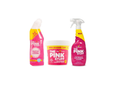Stardrops Ultra Pinkstuff paket – čistilna pasta 850 gramov + toaletni gel + večnamensko čistilno pršilo