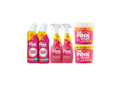 The Pink Stuff Confezione definitiva - 2x Spray 750 ml - 2x detergente per WC 750 ml - 2x pasta miracolosa 850 grammi