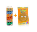Scrub Daddy 3 pack Scrub Daddy met houder